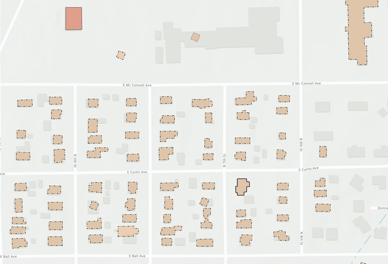 ICRIS GIS map showing the mapped outline of 10CN530